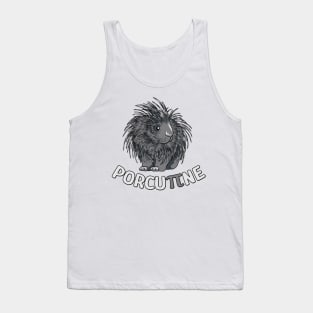 Porcupine Pi Funny Math Pun Cute Pi day for Men Women Kids Tank Top